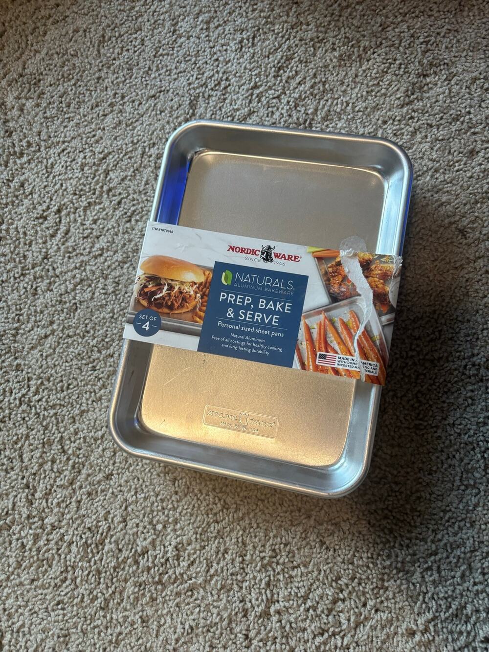 Nordic Ware Aluminum Personal sized sheet pans